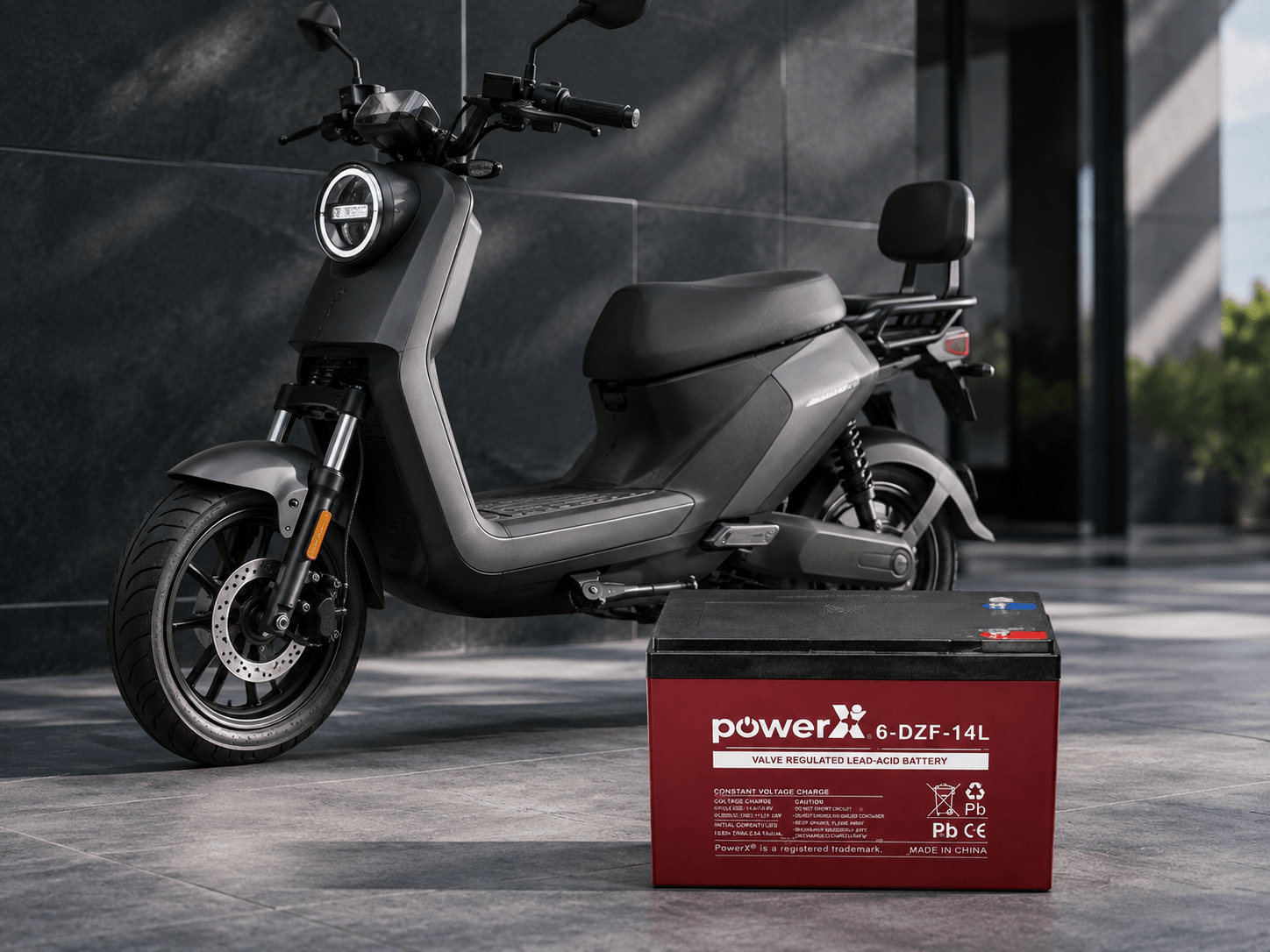 Baterie PowerX 12V 14Ah pentru mopede și scutere electrice