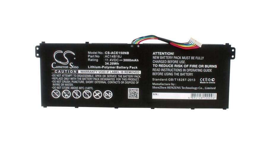 Cameron Sino 3000mAh Acer Chromebook 13 CB5-311,Aspire E3,Aspire E3-111,Aspire V3,Aspire V3-111,Aspire V3-111P,Aspire V5-122,Aspire V5,Aspire V5-132,Aspire V5-132P Batéria