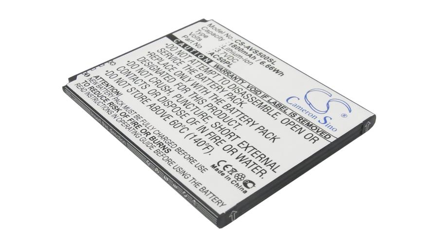 Cameron Sino 1800mAh Archos 50,50 Platinum,50 Helium 4G,Platinum 50,A50C Platinum Batéria