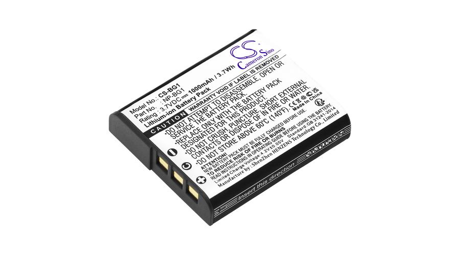 Cameron Sino Sony Cyber-shot DSC-T20/B,Cyber-shot DSC-W215,Cyber-shot DSC-W40,Cyber-shot DSC-W55,Cyber-shot DSC-W30L,Cyber-shot DSC-T100/B,Cyber-shot DSC-H10,Cyber-shot DSC-N1,Cyber-shot DSC-W80/P,Cyber-shot DSC-W150/N Batéria