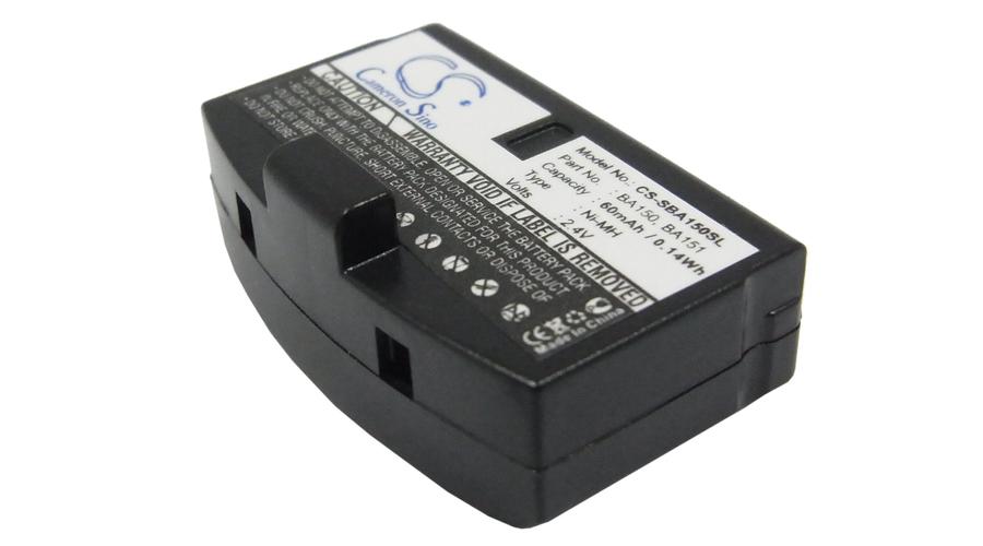 Cameron Sino 60mAh Sennheiser SET-20,SET-820S,SET-810,SET-810S,SET-250,SET-250J,RI250,RI250-J,RI250S,HDI302 Batéria