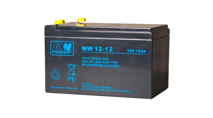 MPLPower AGM MW batéria VRLA 12V/12Ah (151x98x100mm)
