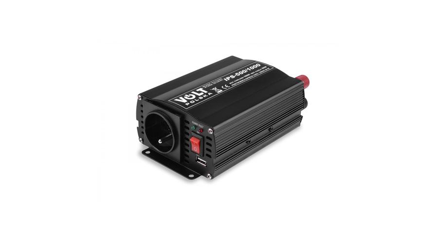 Volt Polska Menič napätia z 12V na 230V (zosilňovač napätia) 500/1000W
