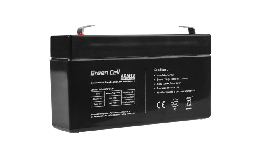Green Cell AGM batéria VRLA 6V 1,3 Ah