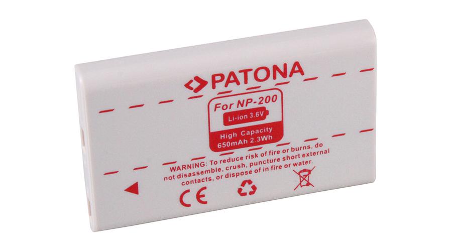 MINOLTA X / Xi / Xt / Xg / Xt Biz NP-200 650mAh / 3,6V / 2,3Wh Li-Ion batéria / dobíjacia batéria - Patona