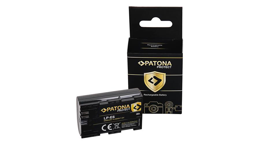 PATONA Protect batéria Canon LP-E6 LPE6 EOS R EOS 60D 70D 5D 6D 7D Mark III - Patona Protect