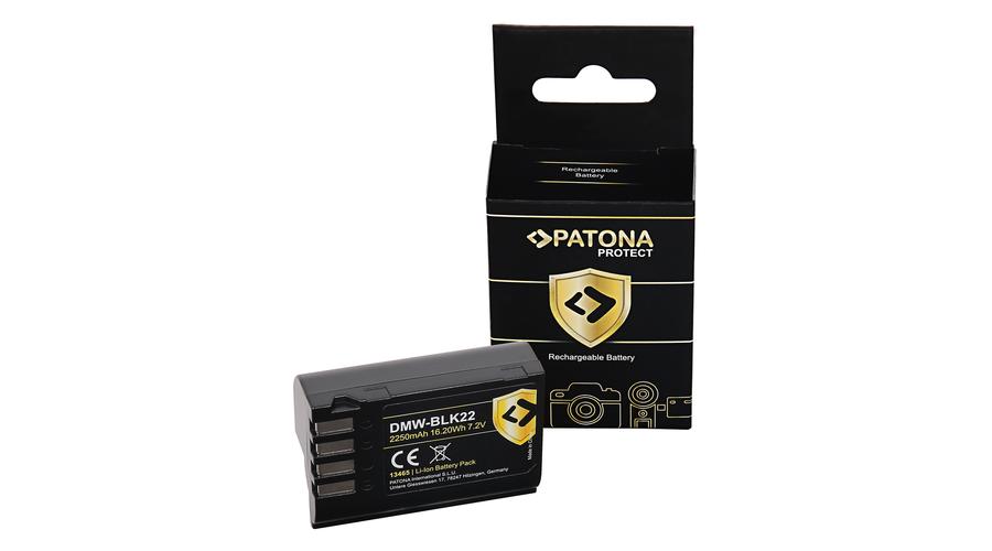PATONA Protect batéria / akumulátor Panasonic DMW-BLK22 DC-S5 G9 GH5 GH5S - Patona Protect