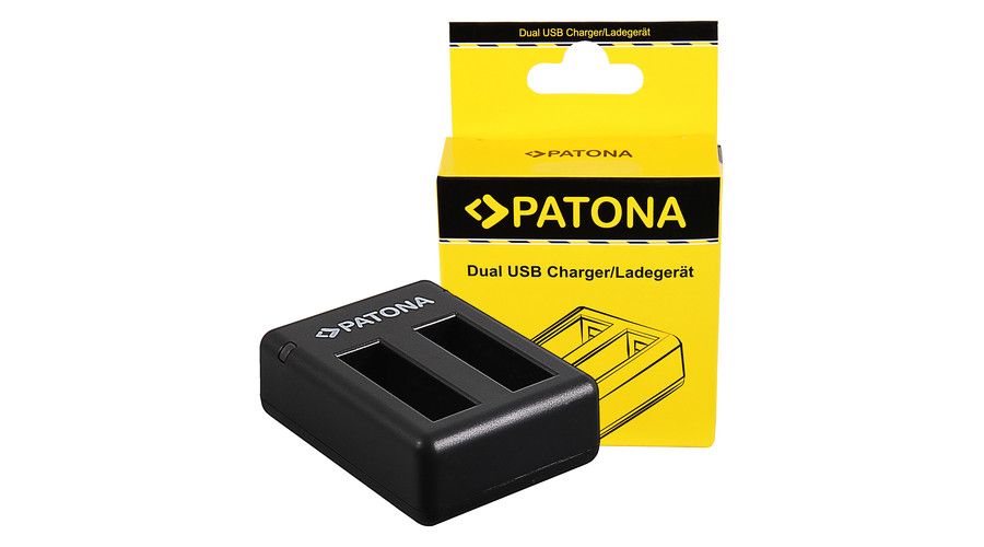 Kamera Insta360 One X na batérie - dvojitá nabíjačka s káblom Micro USB - Patona