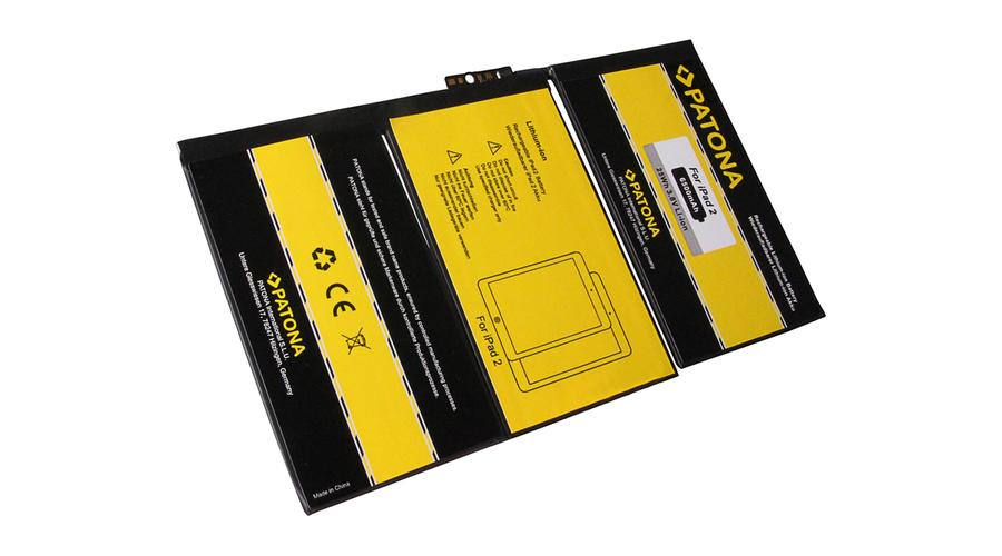 Apple Ipad 2 616-0559 616-0561 A1376 6500mAh Li-Ion batéria / batéria - Patona