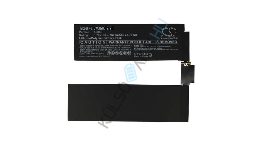 Výmena batérie tabletu VHBW pre Apple A2369 - 7600 mAh 3,78 V Li-polymer