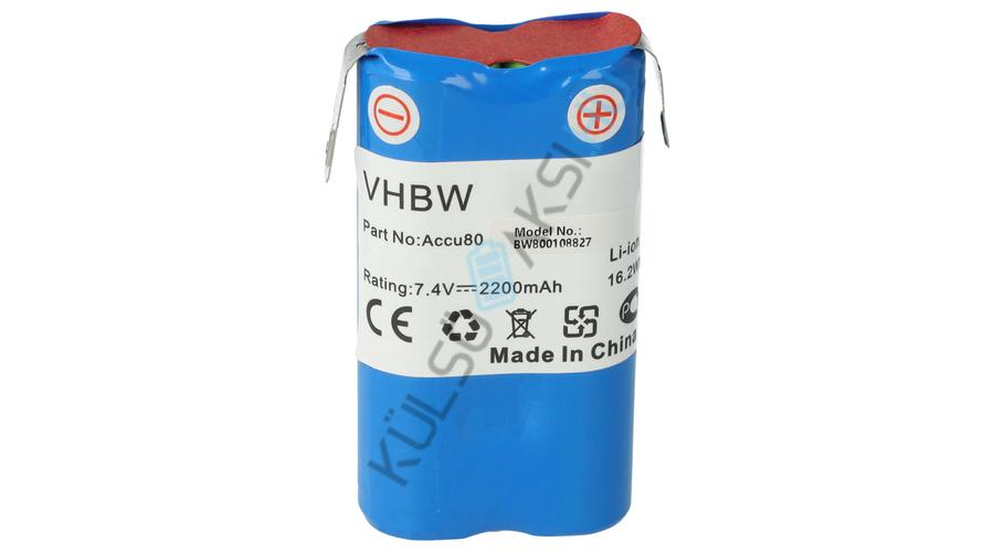 Výmena batérie kosačky na trávu VHBW za 8802-00.640.00, Accu80 - 2200 mAh 7,2 V Li-Ion