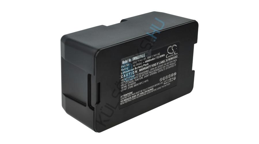 Náhradná batéria kosačky na trávu VHBW pre Husqvarna 529 60 68-02, 529 60 68-01 - 4000 mAh 18 V Li-Ion, čierna