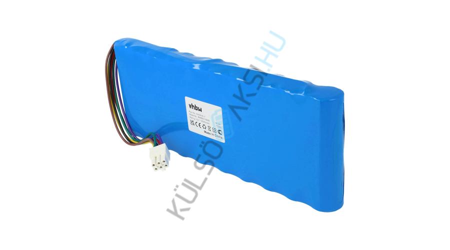 Náhradná batéria kosačky VHBW pre Husqvarna 535 06 36-01, 5350636-01, 535063601 - 6000 mAh 12 V NiMH, modrá