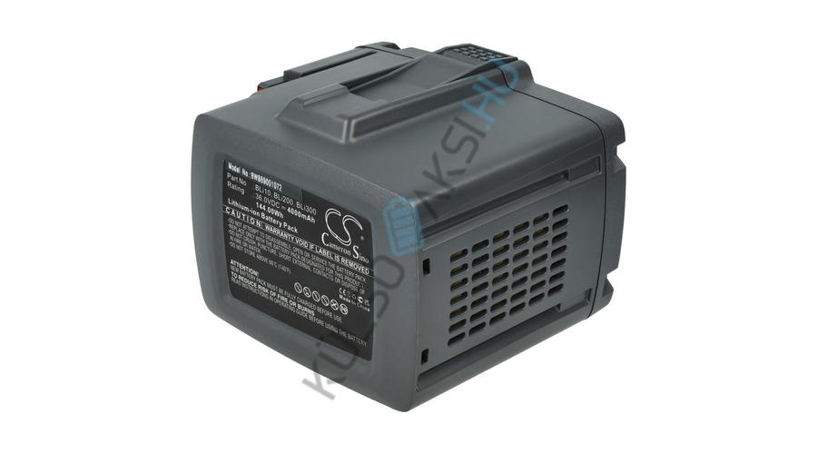 Výmena batérie kosačky VHBW pre Husqvarna 967 07 19-01, 967 09 18-01 - 4000 mAh 36 V Li-Ion, tmavo šedá