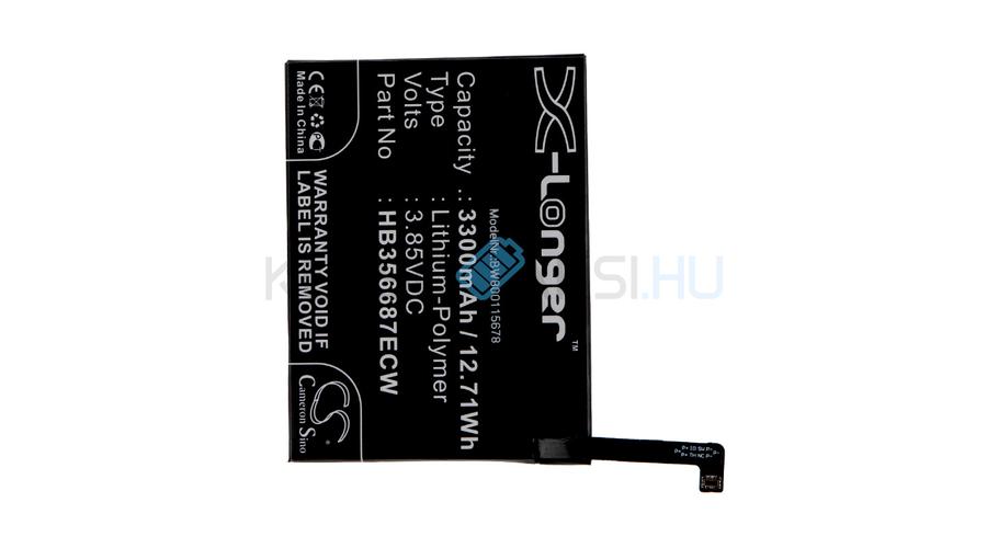 Batéria mobilného telefónu VHBW Huawei HB356687ECW - 3300mAh, 3.85V, Li-polymer