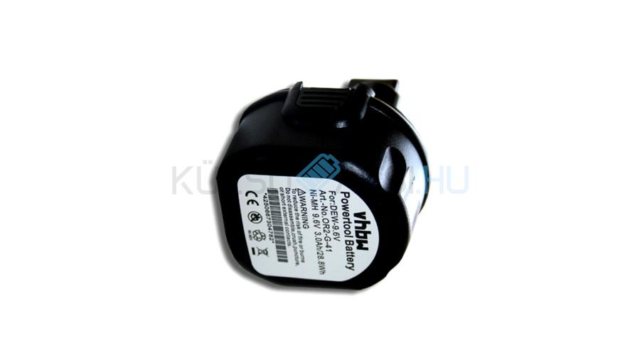 VHBW Akumulátor pre elektrické náradie Black & Decker A9242, A9265 - 3000 mAh, 9.6 V, NiMH