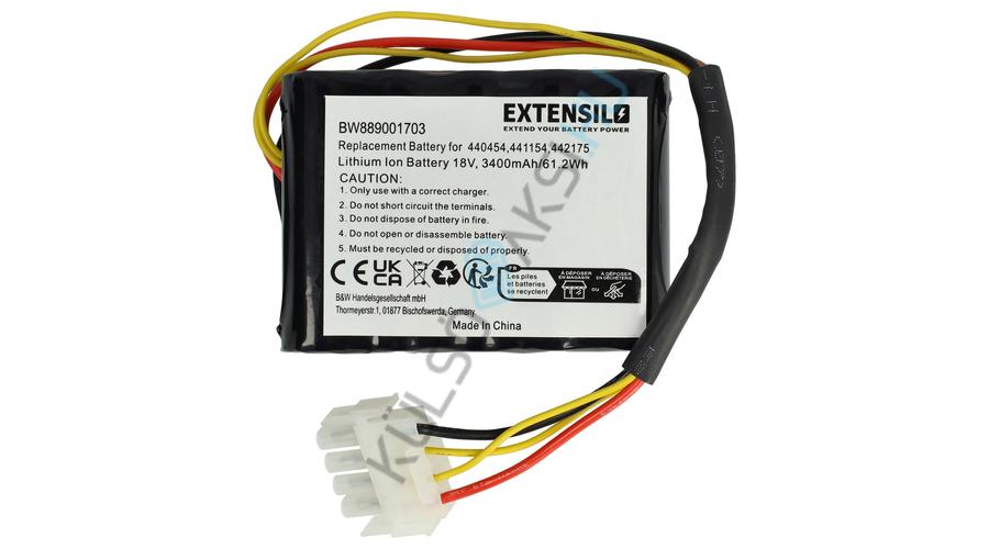 Náhradná batéria VHBW kosačky na trávu Alko 440629, 440454, 442175, 441154, 442632, 442196 - 3400 mAh 18 V Li-Ion