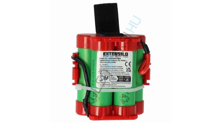 Náhradná batéria kosačky VHBW pre Gardena R40Li / Husqvarna Automower / Flymo 1200R - 3000 mAh 18 V Li-Ion
