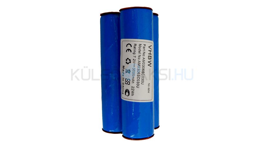 VHBW Akumulátor pre elektrické náradie Wolf BS80 - 3000 mAh, 7.2 V, NiMH